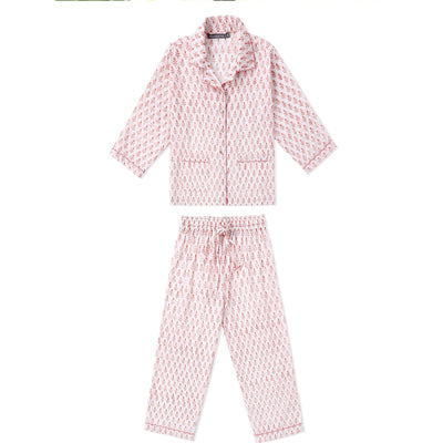 Twinning Set - Loungewear Pj Set - Pink City-Pyjamas-Malabar Baby-Yes Bebe