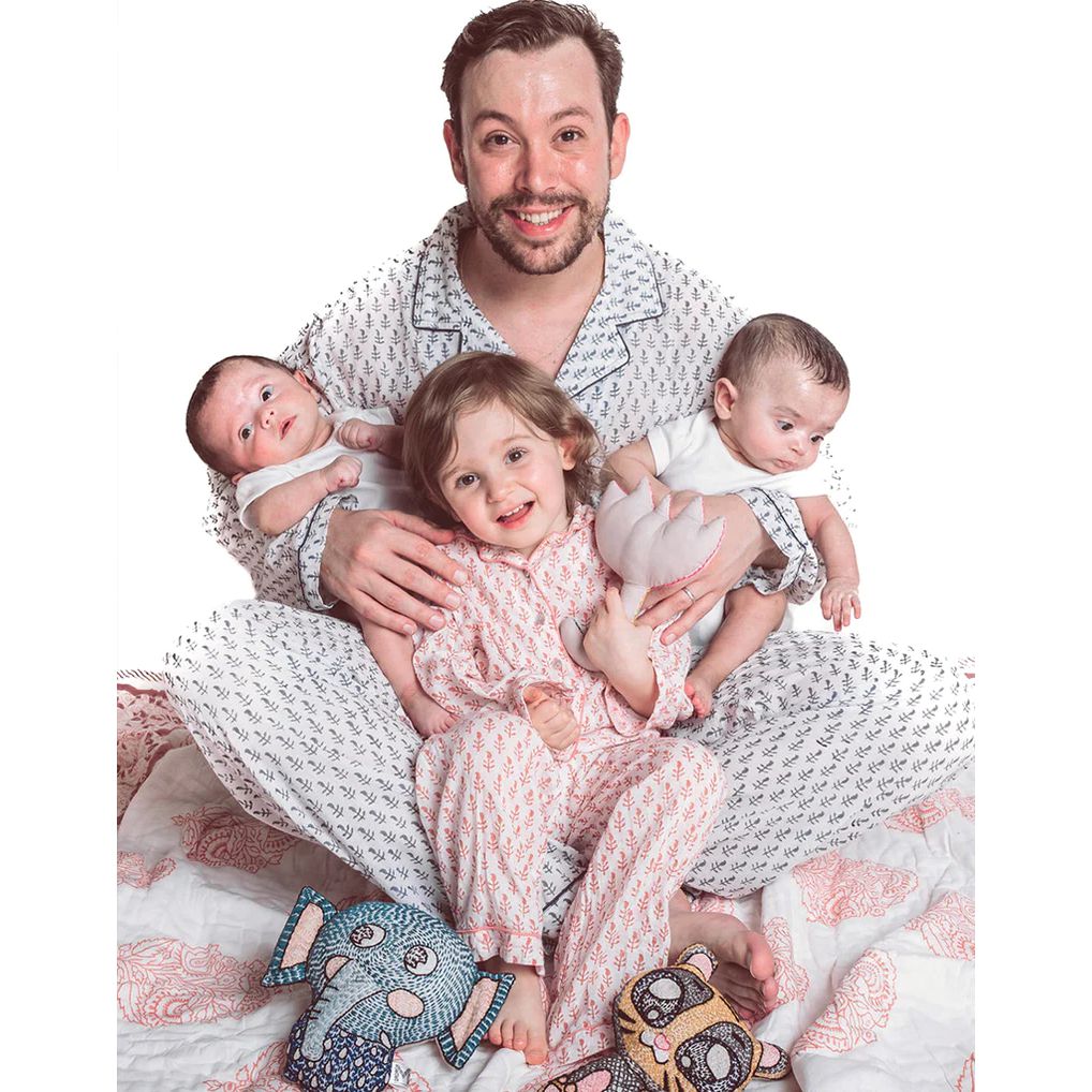 Twinning Set - Mens & Kids Loungewear Pj Set-Pyjamas-Malabar Baby-Yes Bebe