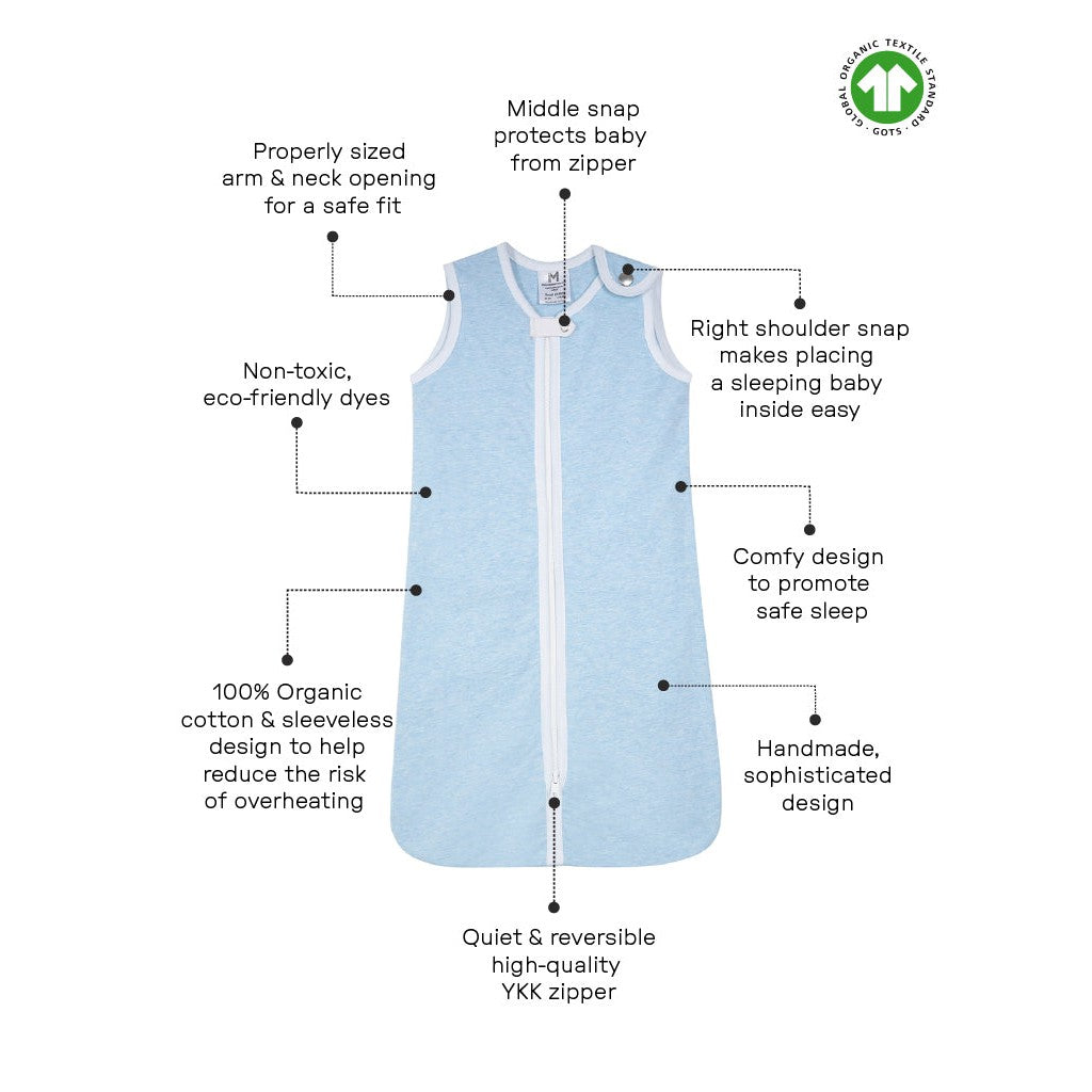 Wearable Lightweight Baby Sleep Bag - Melange