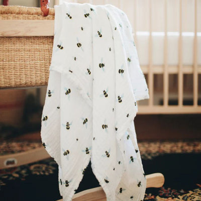 Organic Swaddle - Bee