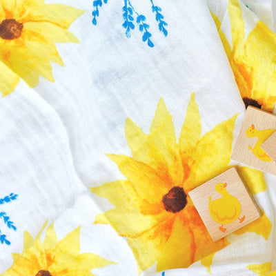 Organic Swaddle - Sunflower