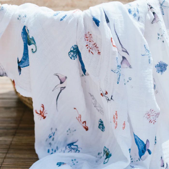 Organic Swaddle - Under The Sea