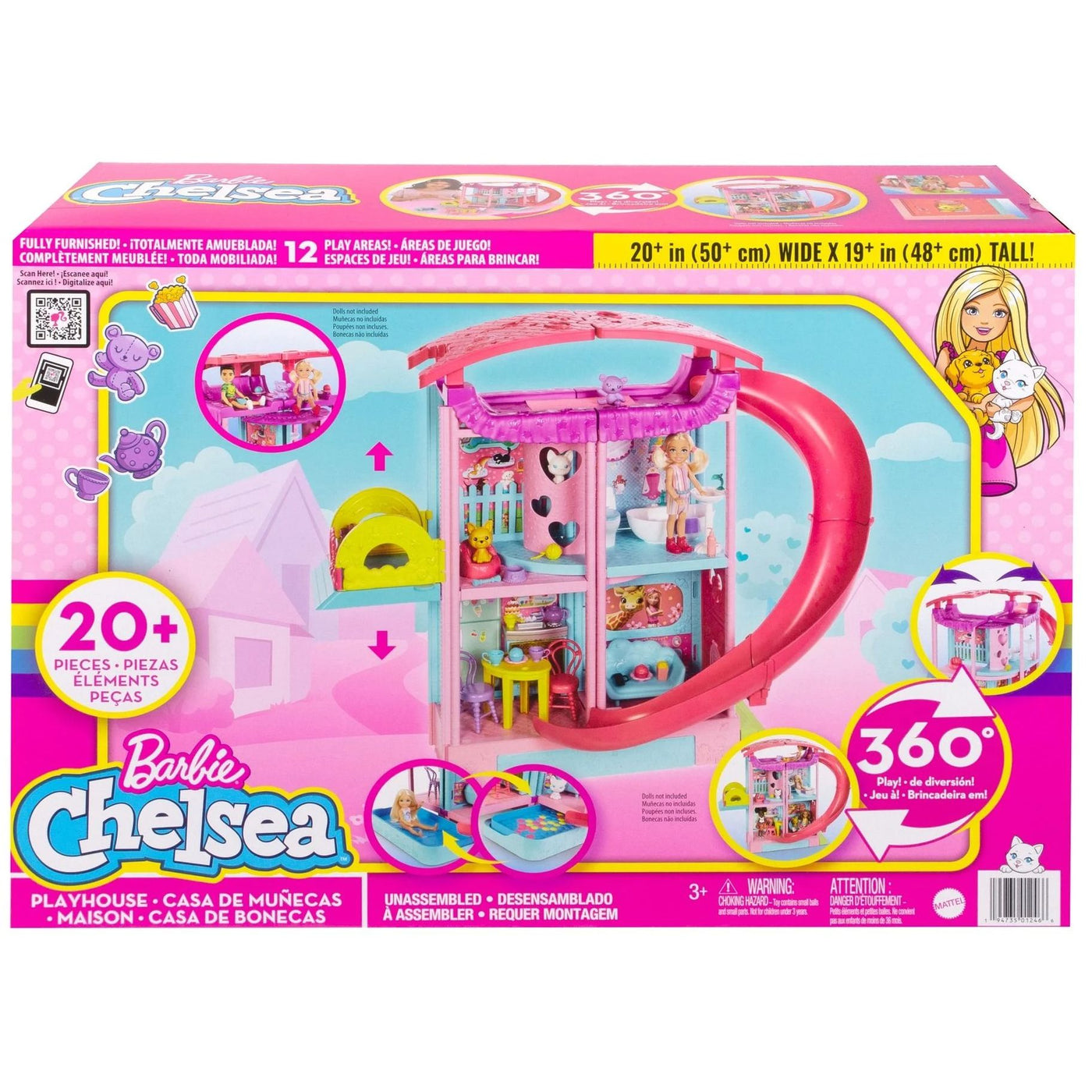 Barbie Chelsea Play House-Mattel-Yes Bebe