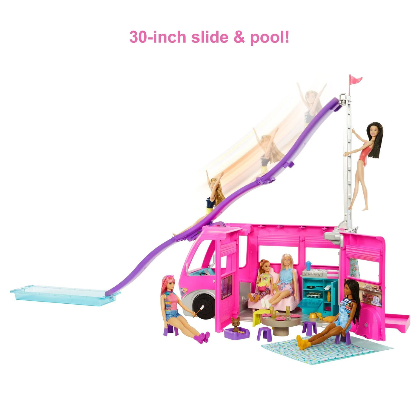 Barbie Dreamcamper-Dolls, Playsets & Toy Figures-Mattel-Yes Bebe