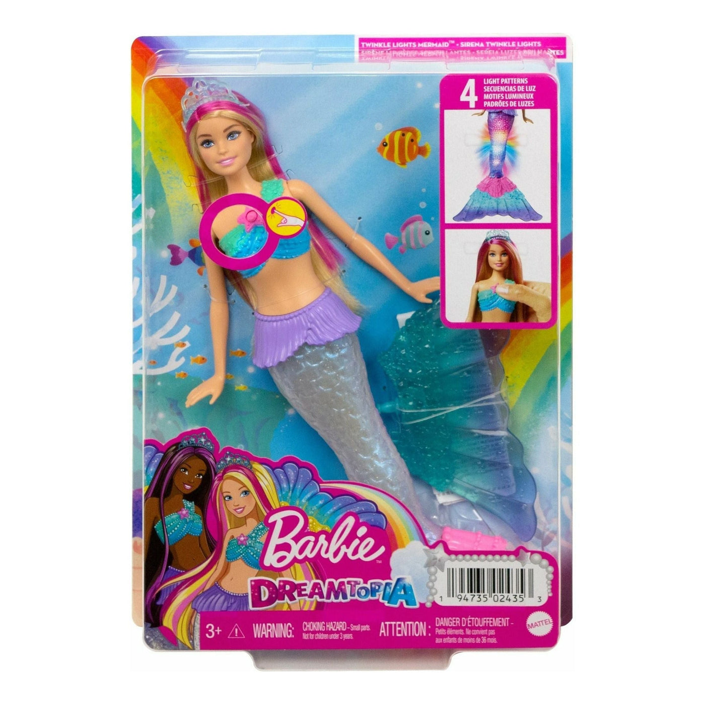 Barbie Dreamtopia Twinkle Lights Mermaid Doll-Dolls-Mattel-Yes Bebe