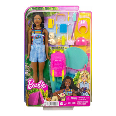 Barbie It Takes Two Brooklyn Camping Doll With Pup-Dolls-Mattel-Yes Bebe