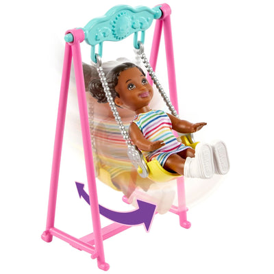 Barbie Skipper Babysitter Bouncy Castle Playset-Dolls, Playsets & Toy Figures-Mattel-Yes Bebe