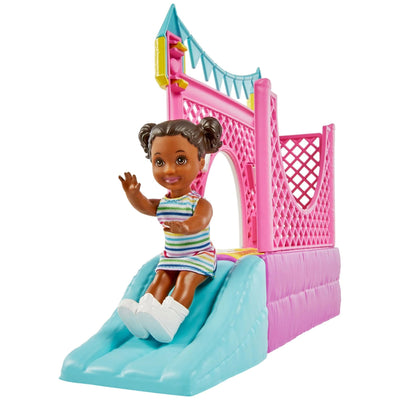 Barbie Skipper Babysitter Bouncy Castle Playset-Dolls, Playsets & Toy Figures-Mattel-Yes Bebe