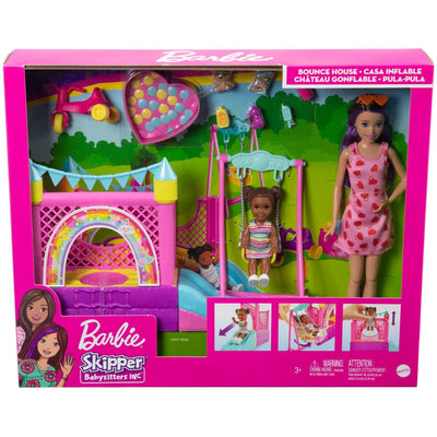 Barbie Skipper Babysitter Bouncy Castle Playset-Dolls, Playsets & Toy Figures-Mattel-Yes Bebe