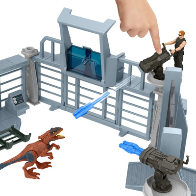 Jurassic World Outpost Chaos Playset-Dolls, Playsets & Toy Figures-Mattel-Yes Bebe