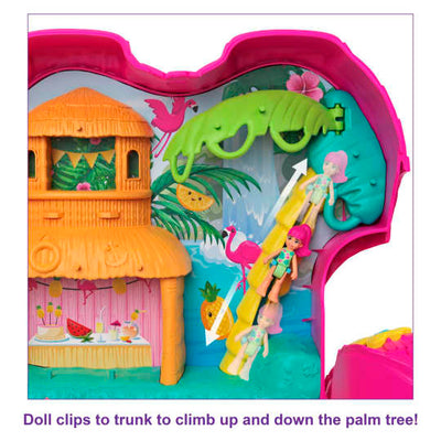 Polly Pocket Flamingo Party-Dolls, Playsets & Toy Figures-Mattel-Yes Bebe