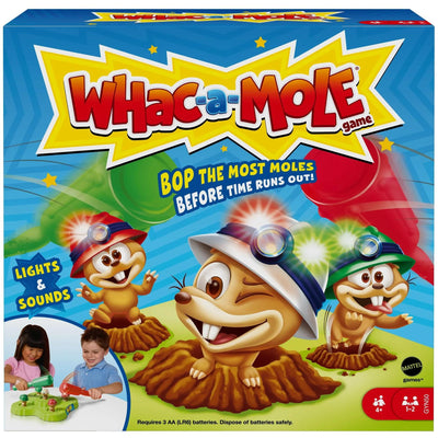 Whac A Mole-Board Games-Mattel-Yes Bebe