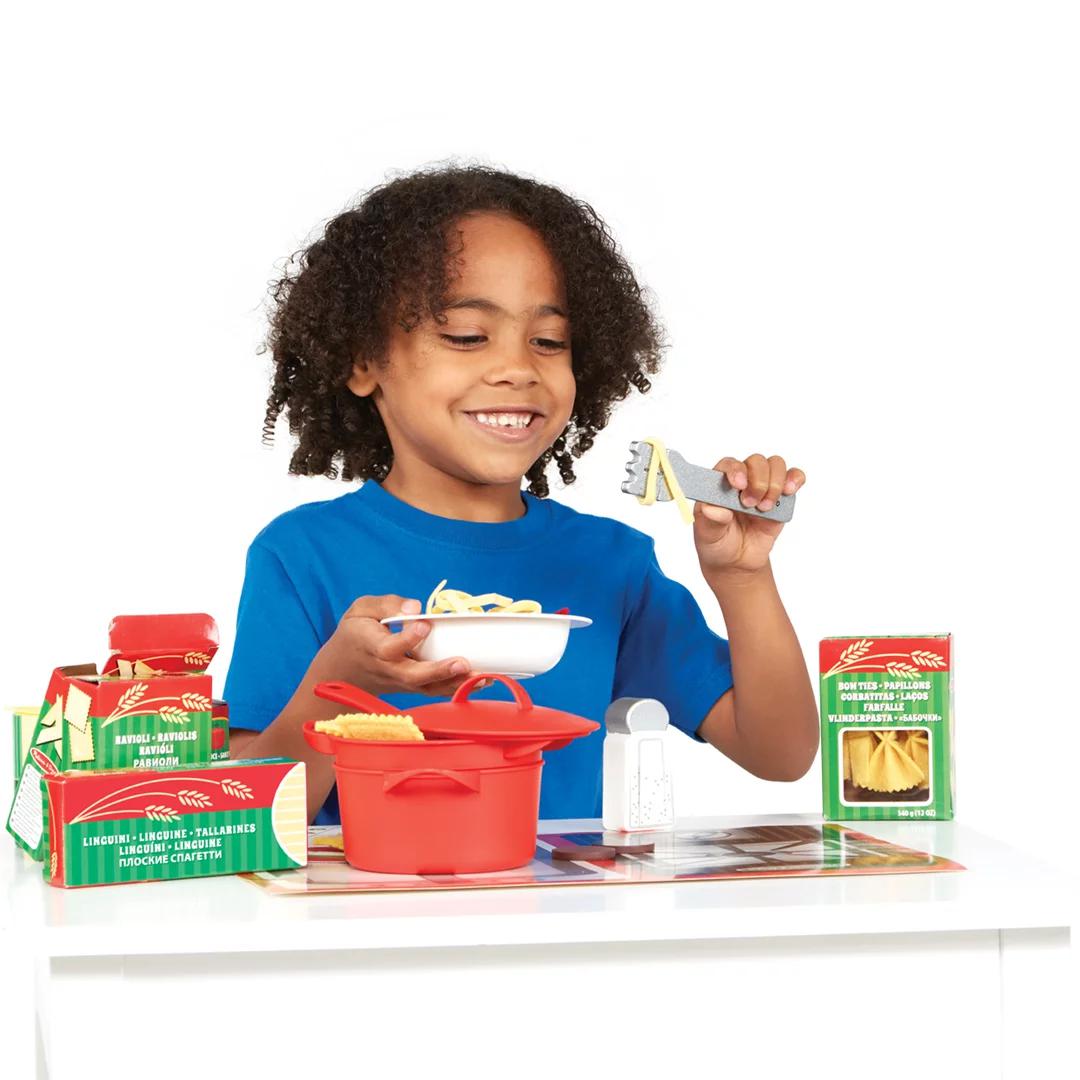 Prepare & Serve Pasta Play Set-Play Food-Melissa & Doug-Yes Bebe