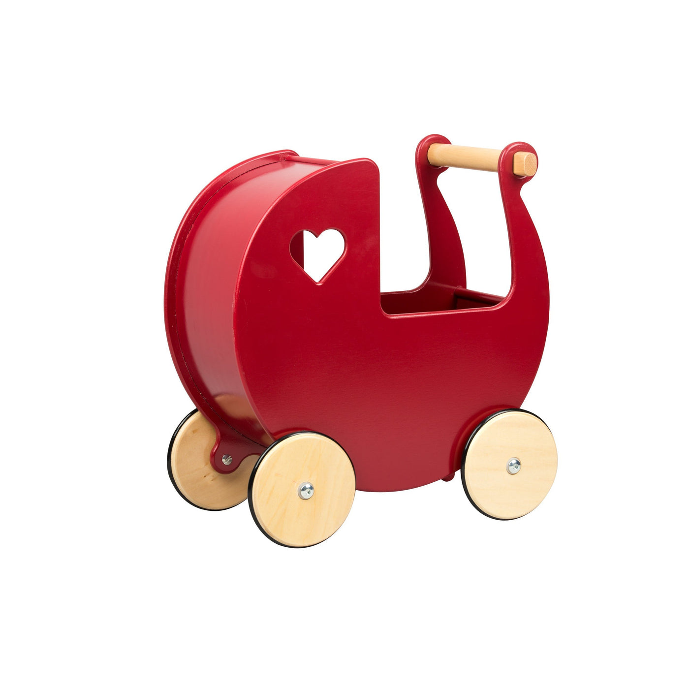 Dolls Pram-Doll Prams-Moover-Red-Yes Bebe