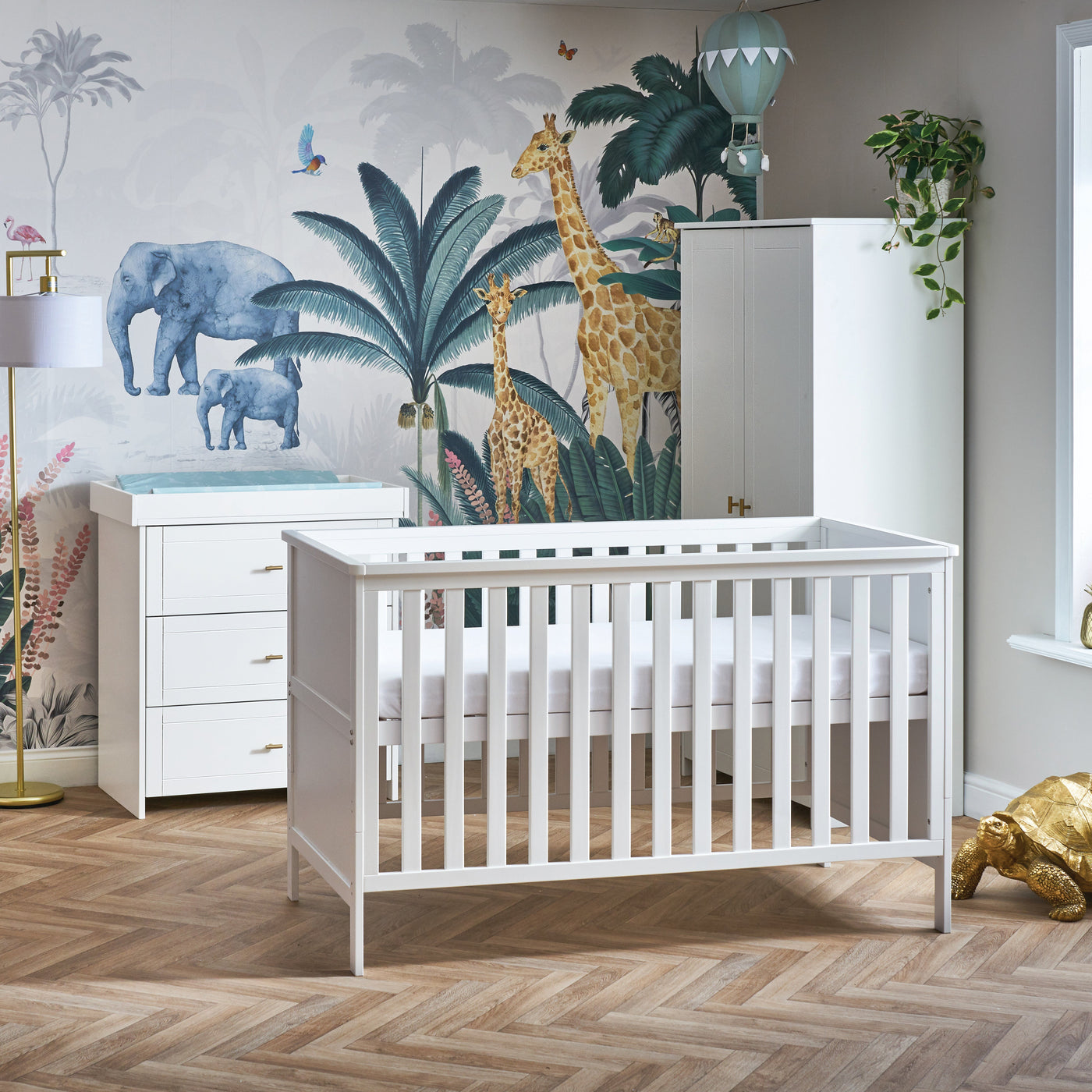 Evie 3 Piece Room Set-Baby & Toddler Furniture Sets-OBABY-White-Yes Bebe