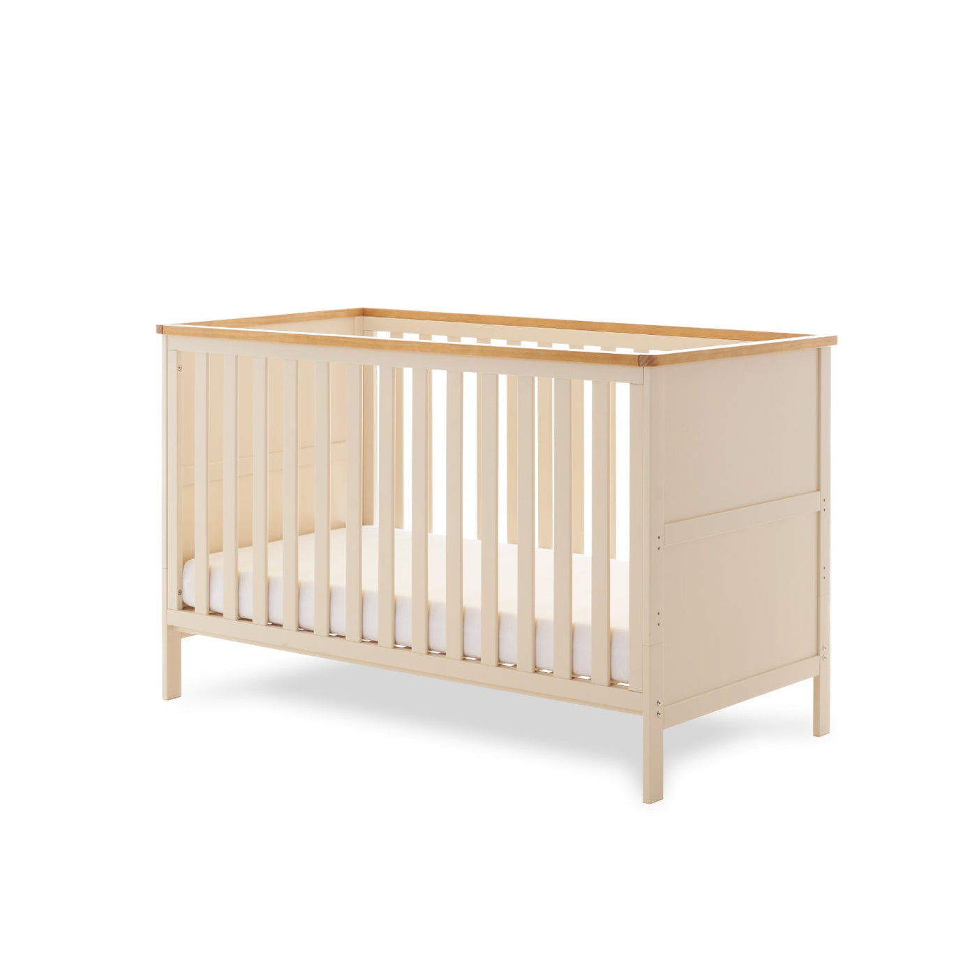 Evie Cot Bed-Cots & Cot Beds-OBABY-Cashmere-Yes Bebe