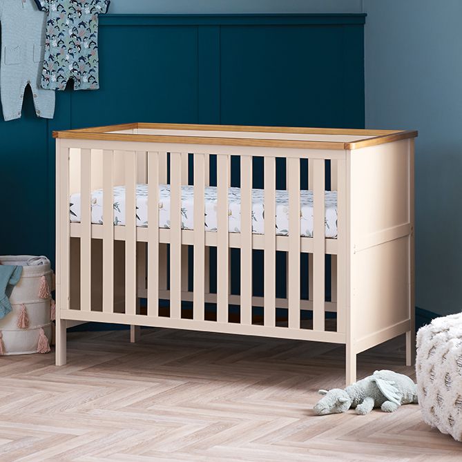 Evie Mini Cot Bed-Cots & Cot Beds-OBABY-Cashmere-Yes Bebe
