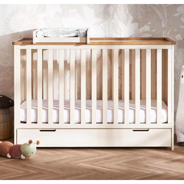 Evie Under Drawer 140x70 - Cashmere-Baby & Toddler Furniture-OBABY-Yes Bebe