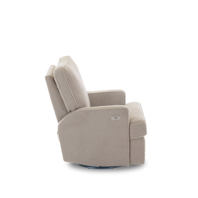 Madison Swivel Electric Recliner Chair-Baby & Toddler Furniture-OBABY-Yes Bebe