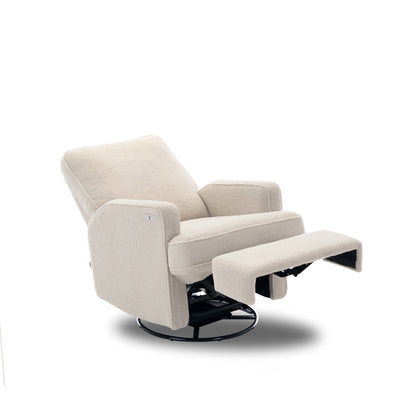 Madison Swivel Electric Recliner Chair-Baby & Toddler Furniture-OBABY-Yes Bebe