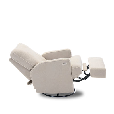 Madison Swivel Electric Recliner Chair-Baby & Toddler Furniture-OBABY-Yes Bebe