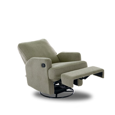 Madison Swivel Glider Manual Recliner Chair-Baby & Toddler Furniture-OBABY-Yes Bebe