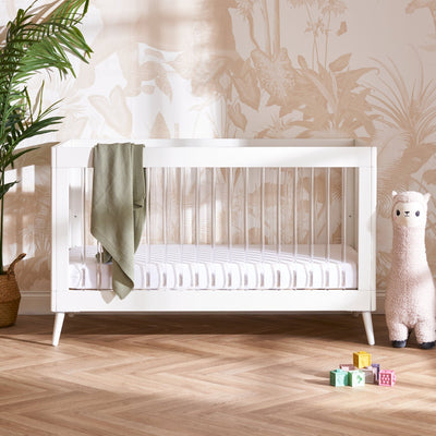 Maya Cot Bed - Acrylic-Cots & Cot Beds-OBABY-Yes Bebe