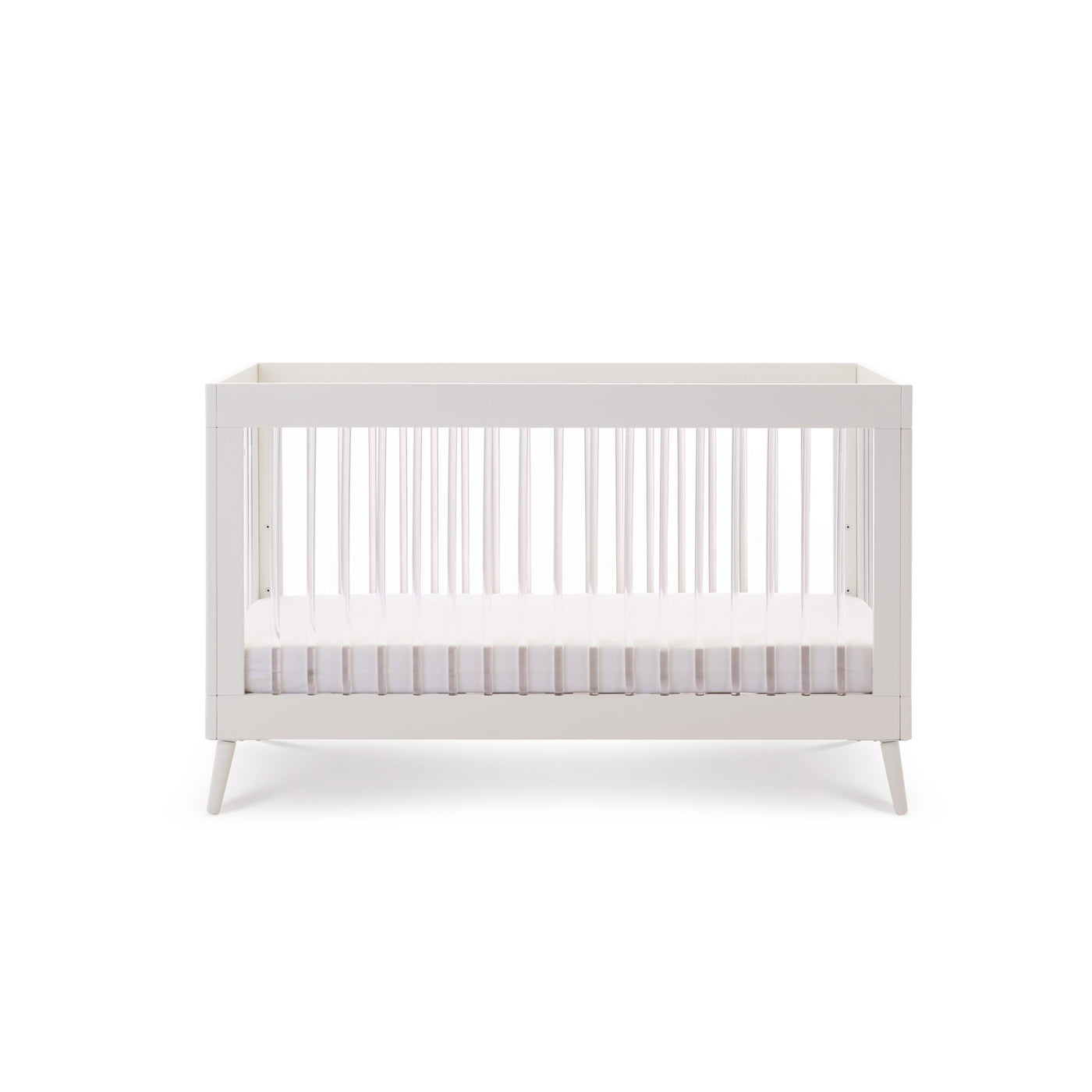 Maya Cot Bed - Acrylic-Cots & Cot Beds-OBABY-Yes Bebe