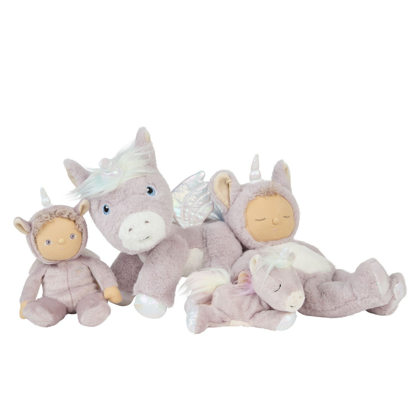 Baby Unicorn-Dolls-Olli Ella-Pink Sparkle-Yes Bebe