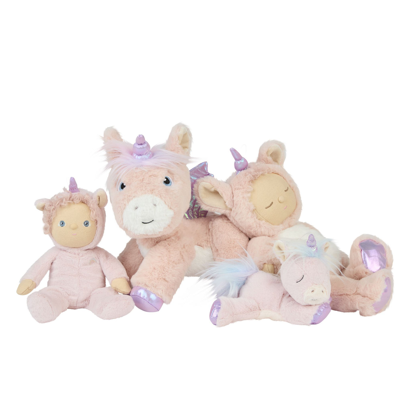 Baby Unicorn-Dolls-Olli Ella-Pink Sparkle-Yes Bebe