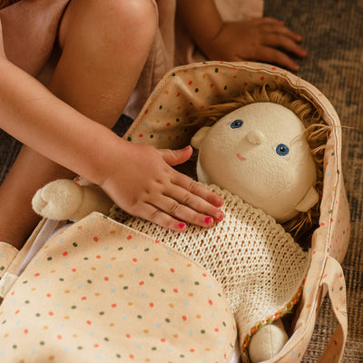 Dinkum Dolls Carry Cot-Doll Accessories-Olli Ella-Yes Bebe