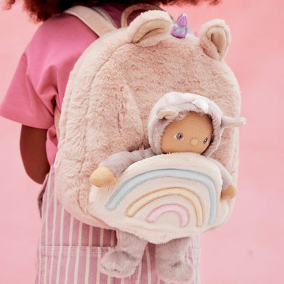 Hopalong Unicorn Backpack-Backpacks-Olli Ella-Pink-Yes Bebe