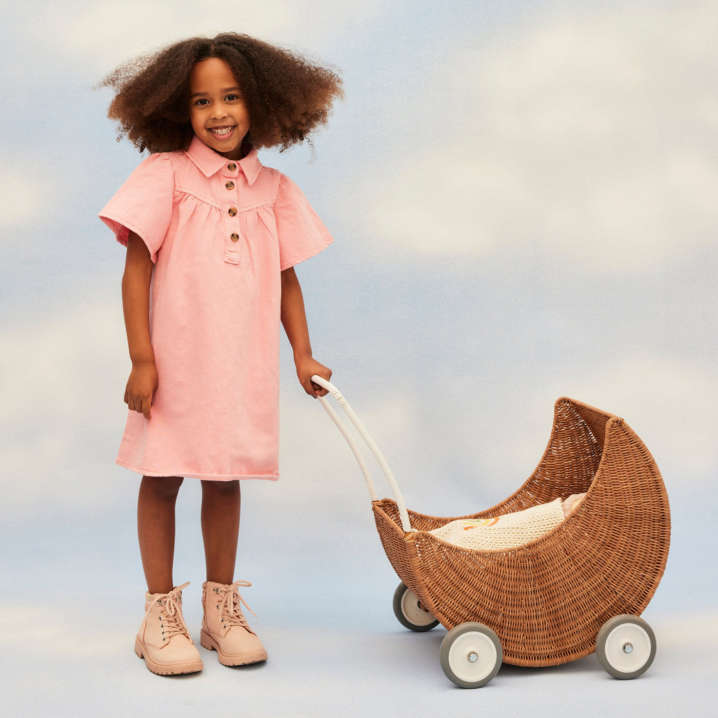 Moon Strolley-Doll Prams-Olli Ella-Natural-Yes Bebe