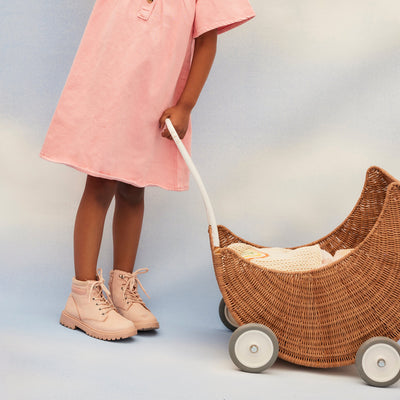 Moon Strolley-Doll Prams-Olli Ella-Natural-Yes Bebe