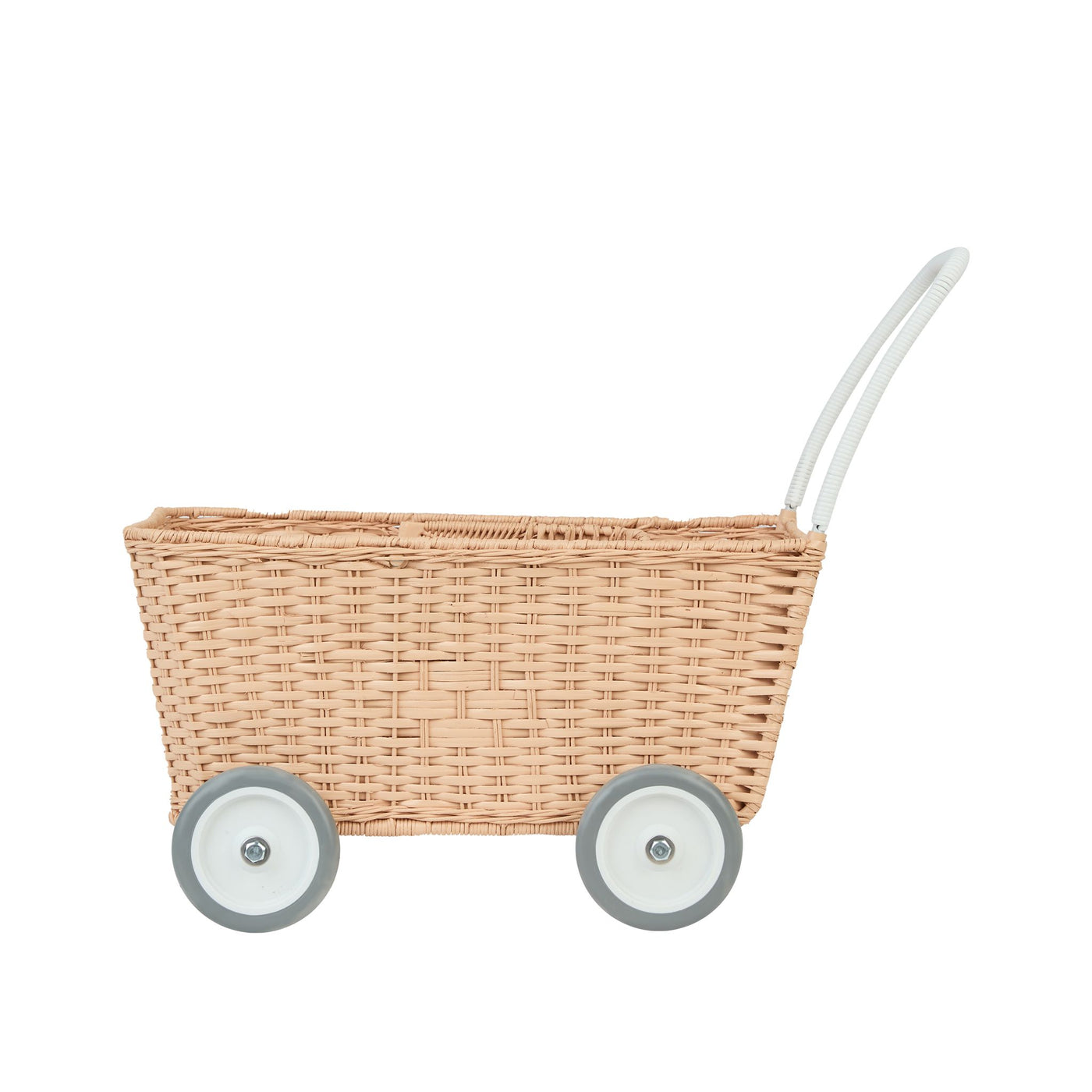 Rattan Strolley - Rose-Doll Prams-Olli Ella-Yes Bebe