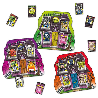 Haunted House Lotto Mini Game-Lotto Games-Orchard Toys-Yes Bebe