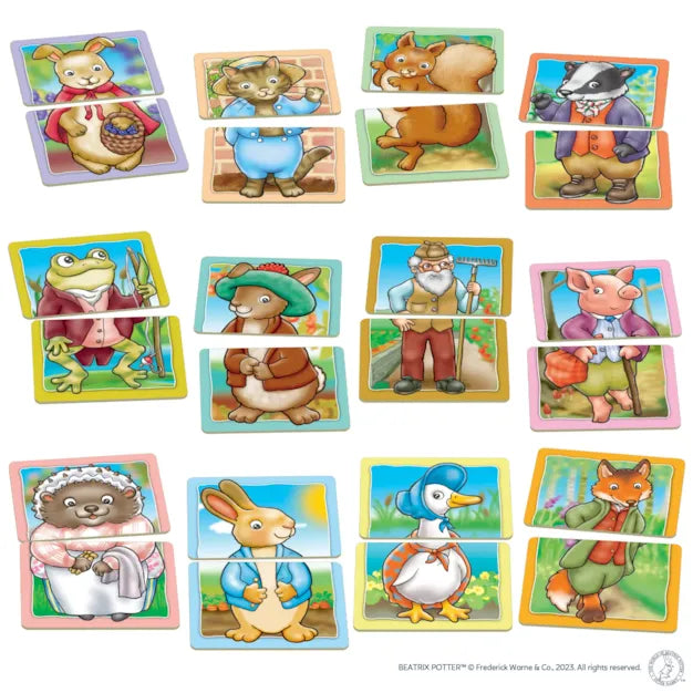 Peter Rabbit™ Heads & Tails Game-Matching Games-Orchard Toys-Yes Bebe