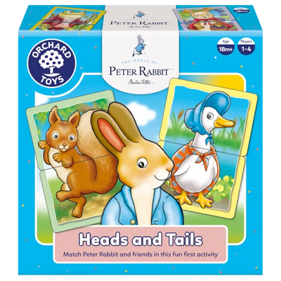 Peter Rabbit™ Heads & Tails Game-Matching Games-Orchard Toys-Yes Bebe