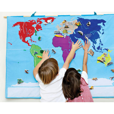 Flags for World Map-Educational Toy-Oskar & Ellen-Yes Bebe