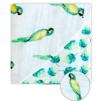 Organic Snug Blanket - Parrots