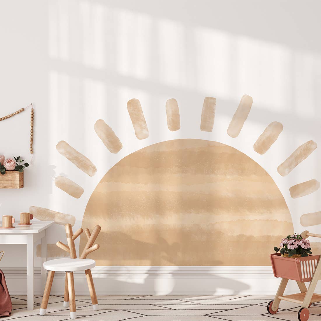 Wall Sticker | Sun Beige-Pastelowe Love - wall sticker & wallpaper co.-Yes Bebe