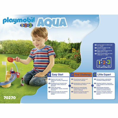 1.2.3 AQUA Water Slide-Toy Playsets-Playmobil-Yes Bebe