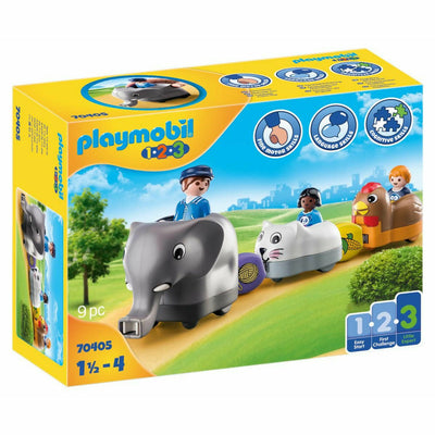 1.2.3 Animal Train-Toy Playsets-Playmobil-Yes Bebe