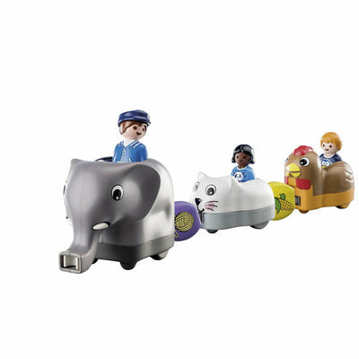 1.2.3 Animal Train-Toy Playsets-Playmobil-Yes Bebe