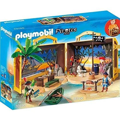 70150 Take Along Pirates Treasure Island-Toy Playsets-Playmobil-Yes Bebe