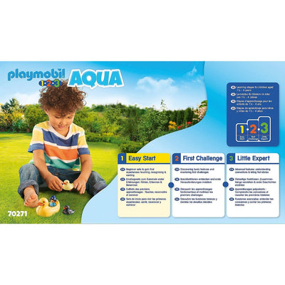 70271 AQUA Duck Family For 18+ Months-Toy Playsets-Playmobil-Yes Bebe