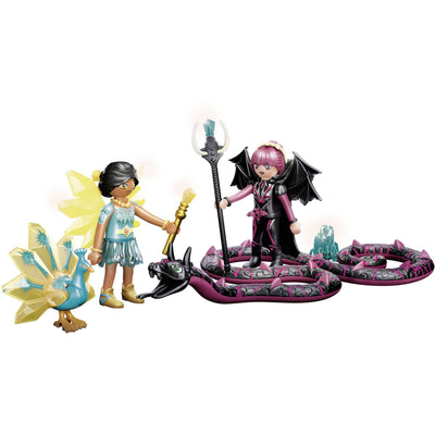 70803 Adventures of Ayuma Crystal Fairy and Bat Fairy with Soul Animals-Toy Playsets-Playmobil-Yes Bebe