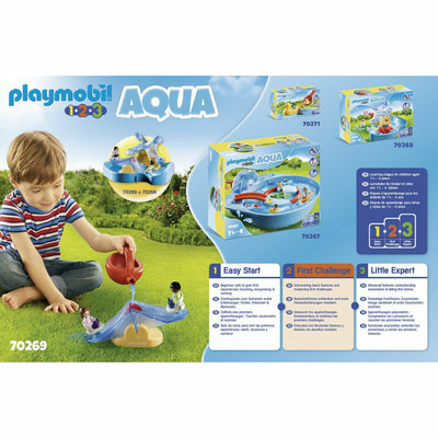 AQUA Water Seesaw with Watering Can-Toy Playsets-Playmobil-Yes Bebe