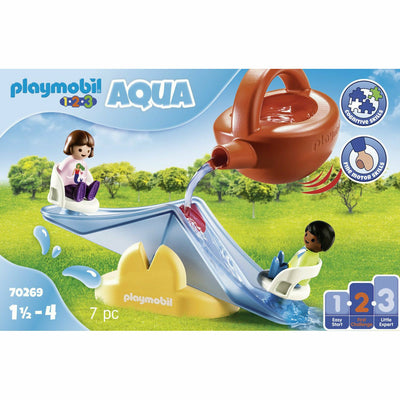 AQUA Water Seesaw with Watering Can-Toy Playsets-Playmobil-Yes Bebe