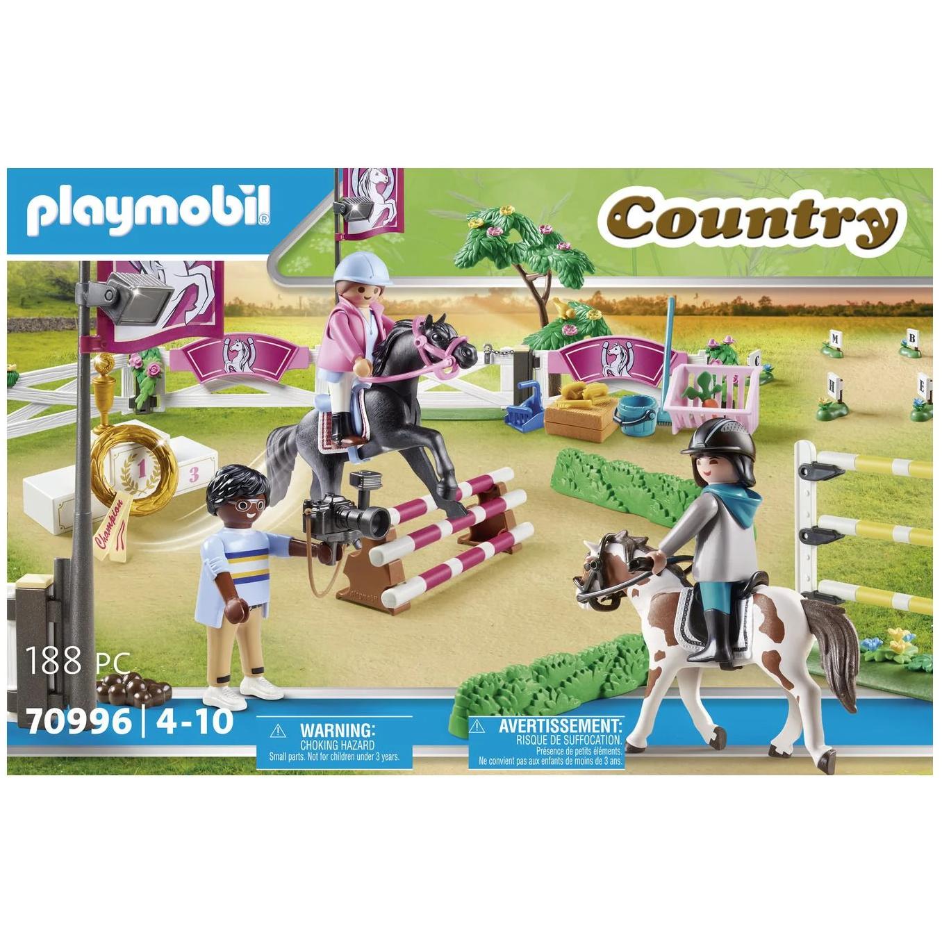 Country Pony Farm Horse Riding Tournament-Toy Playsets-Playmobil-Yes Bebe